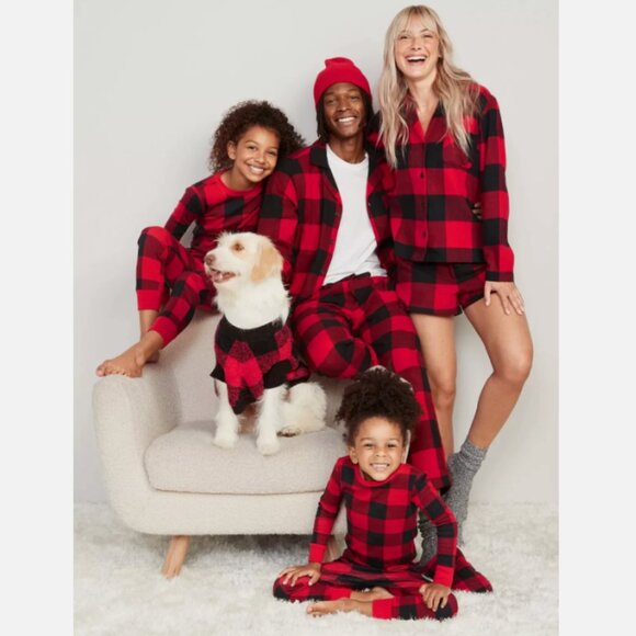 NWT Old Navy Red Buffalo Plaid Flannel Pajama Pants Sleep Men S M L XL XXL - Picture 4 of 4